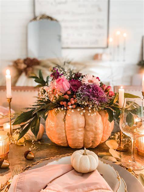 diy pumpkin centerpiece