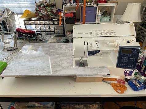 diy sewing machine extension table
