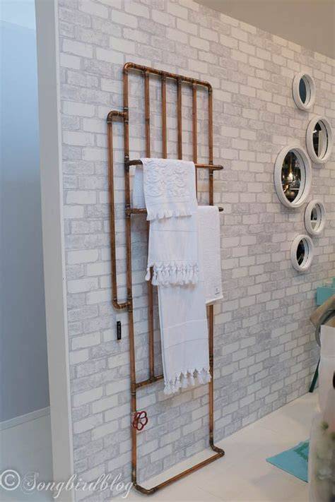 diy towel warmer