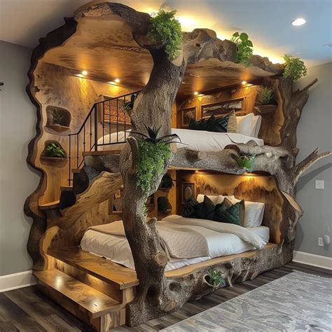 diy treehouse bed