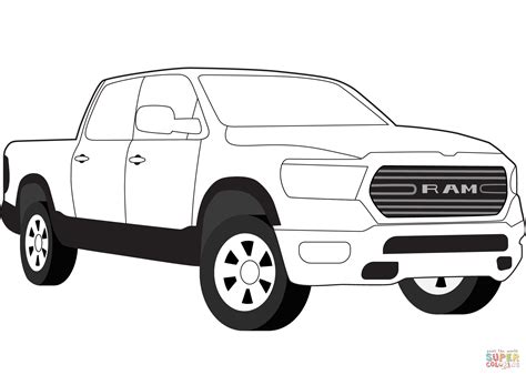 dodge coloring pages