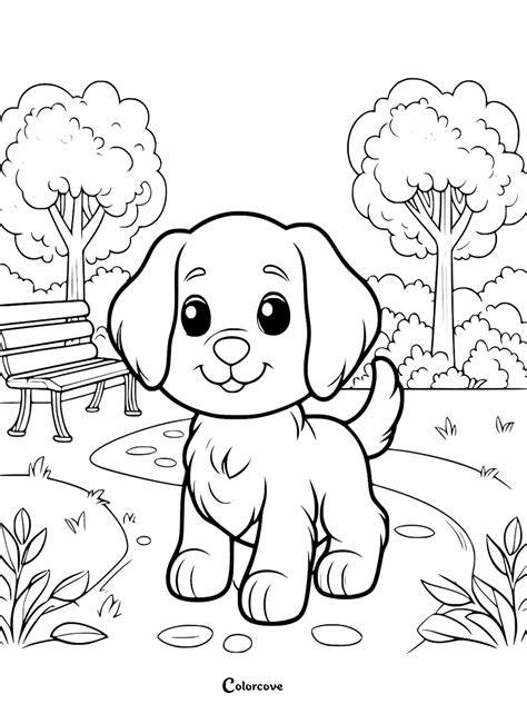 dog coloring images