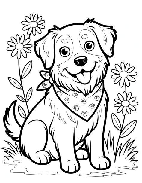 dog coloring pages pdf