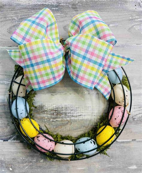 dollar tree easter wreath