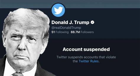 donald trump twitter suspended