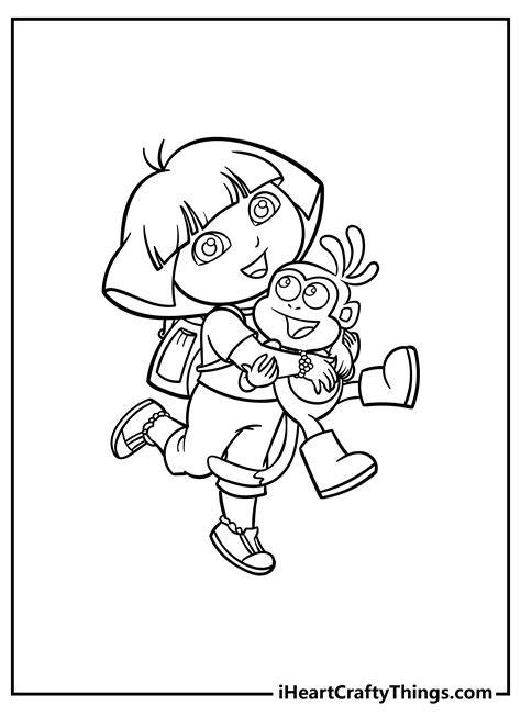 dora coloring pages pdf