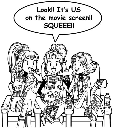 dork diaries coloring pages