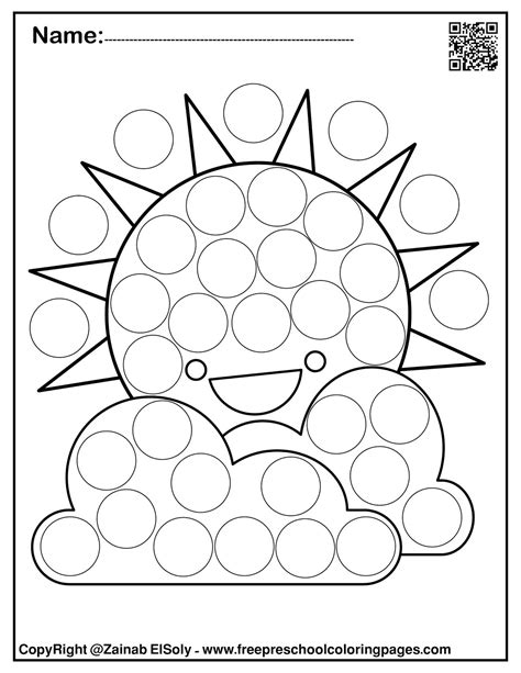 dot coloring pages
