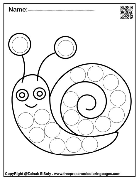 dot coloring sheets