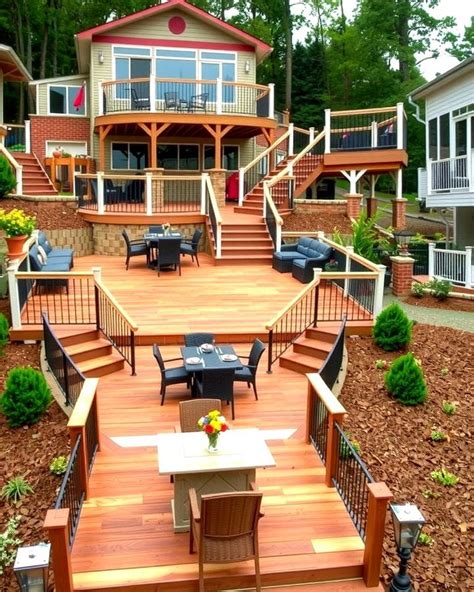double deck patio