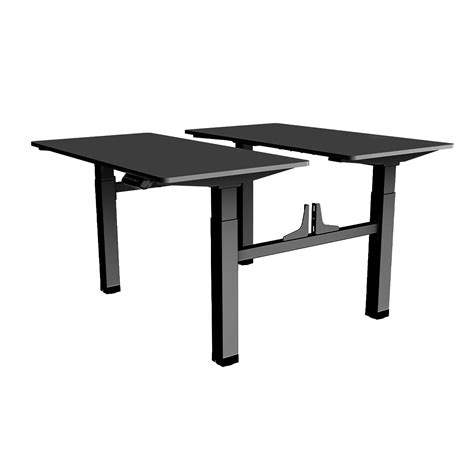 double standing desk