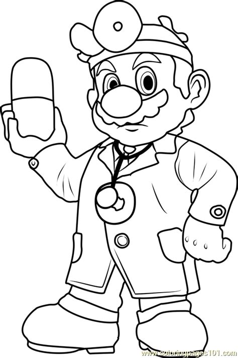 dr mario coloring pages