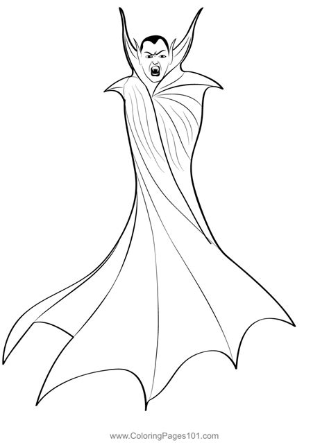 dracula coloring pages