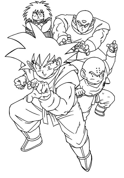 dragon ball coloring pages