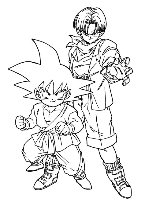 dragon ball z colouring book