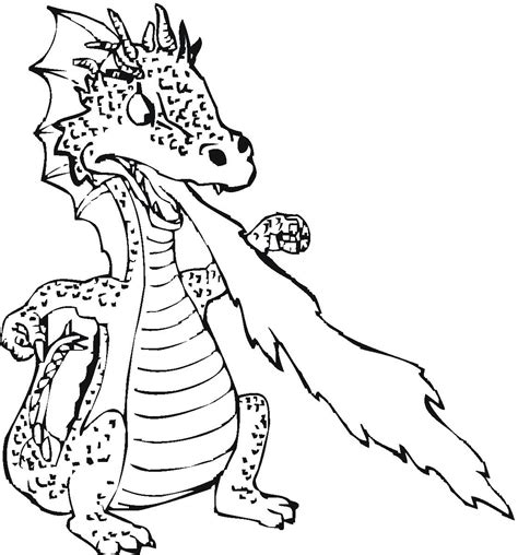 dragon pictures to print and color