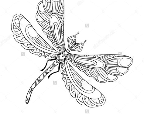 dragonfly mandala coloring pages