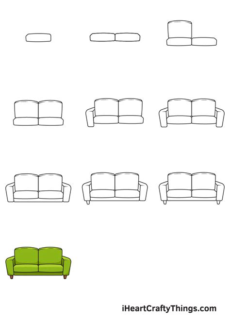 drawing a couch