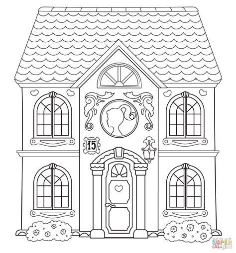 dream house coloring pages