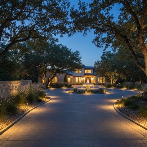driveway lighting ideas