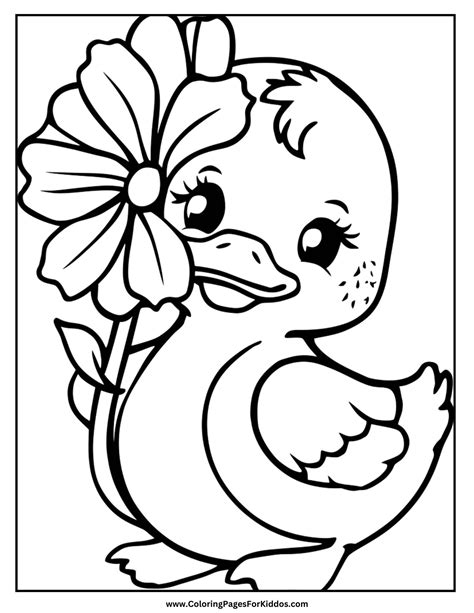 duck coloring pages