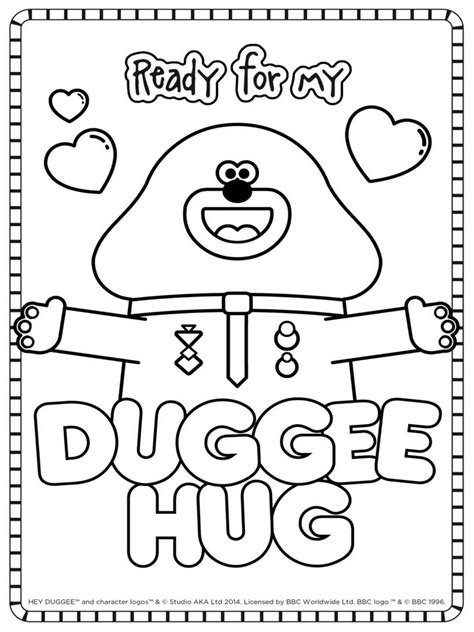 duggee coloring pages