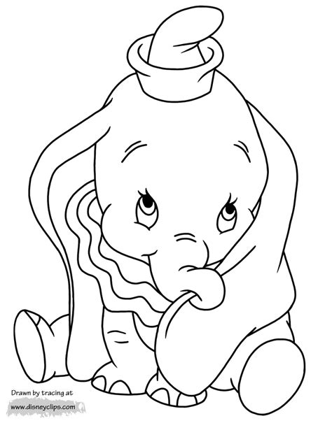 dumbo coloring pages