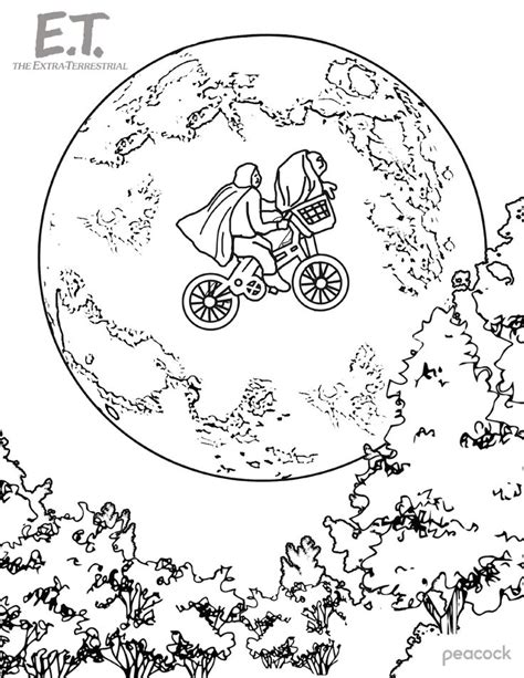 e.t. coloring pages