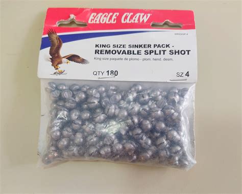 Eagle Claw Split Shot Weight Chart