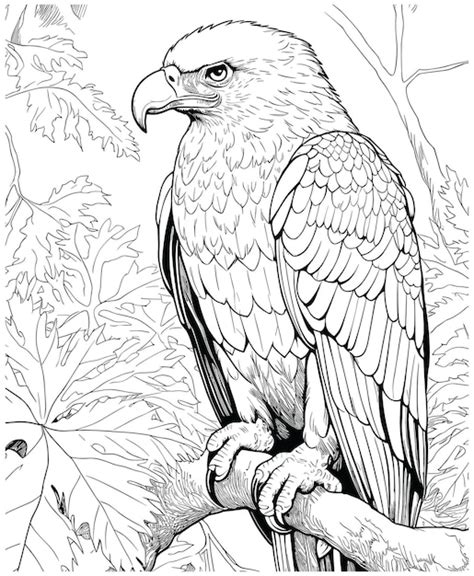 eagle coloring pages for adults