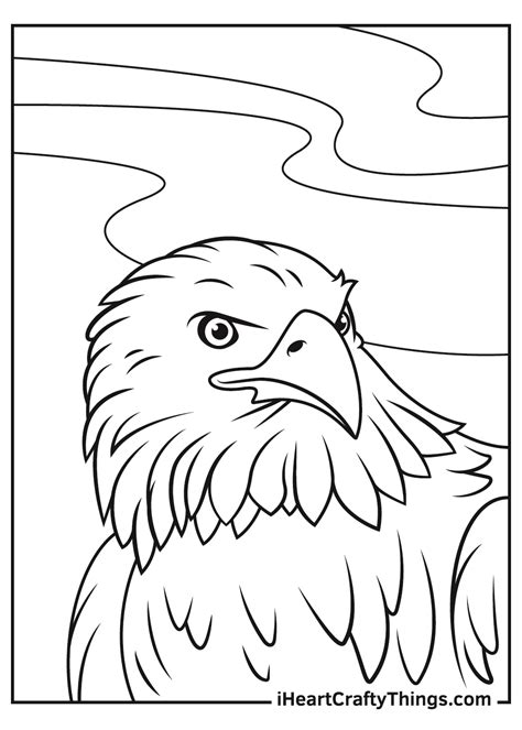 eagle printable coloring pages