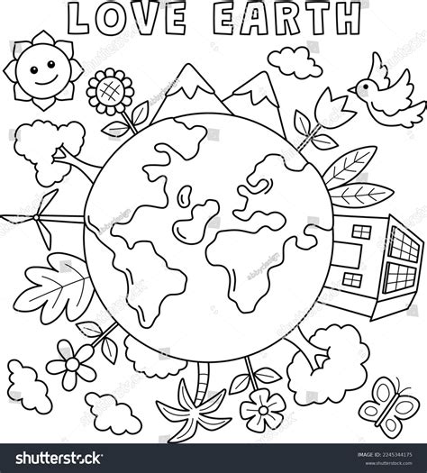 earth coloring pages pdf