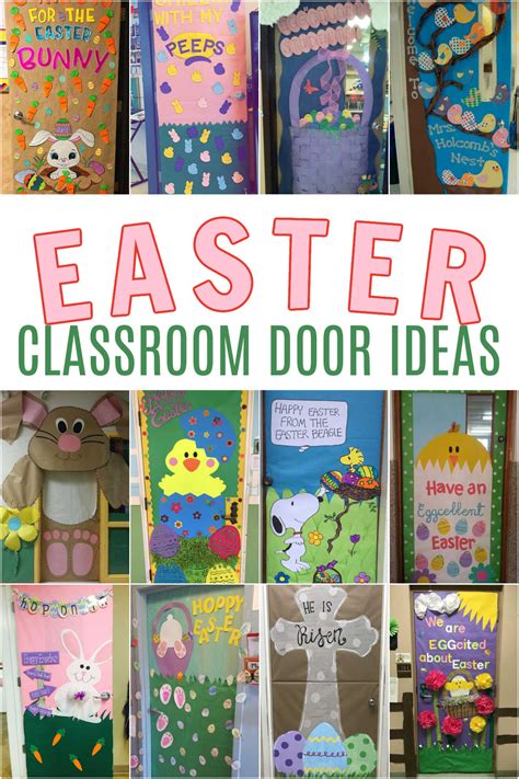 easter classroom door ideas