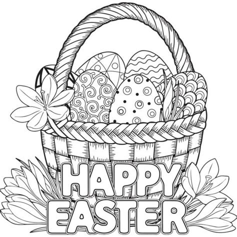 easter coloring printable