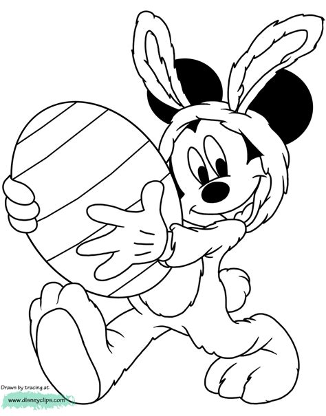 easter disney coloring pages