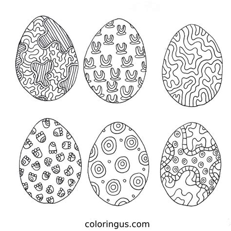easter egg pictures to colour
