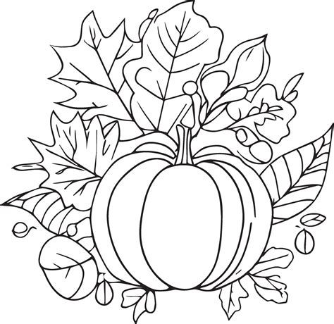 easy fall coloring pages for adults