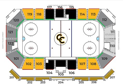 Ed Robson Arena Seating Chart