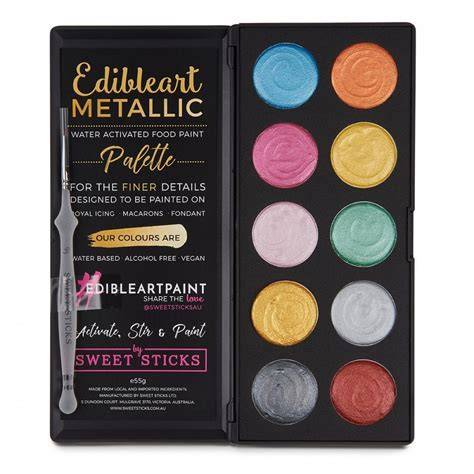 edible paint palette