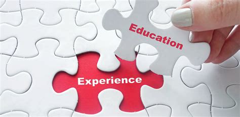 education and experience