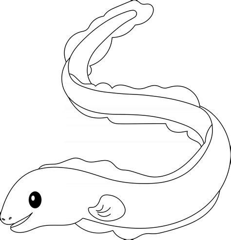 eel coloring pages