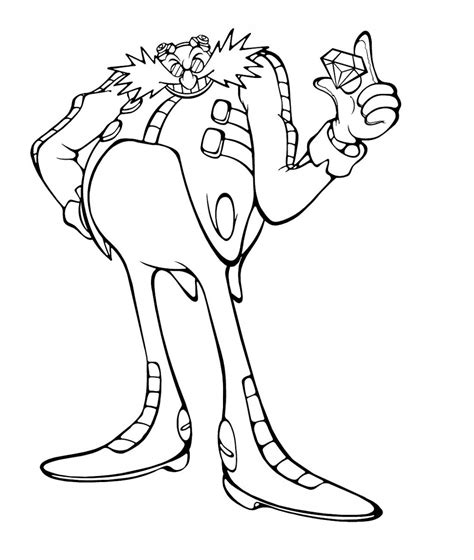 eggman coloring pages