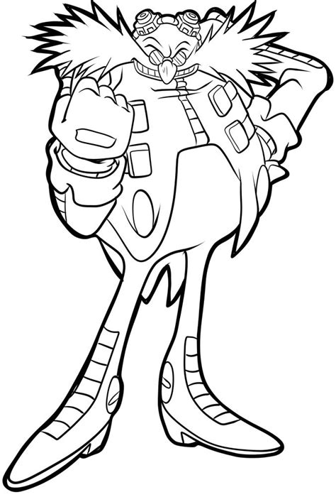 eggman coloring pages