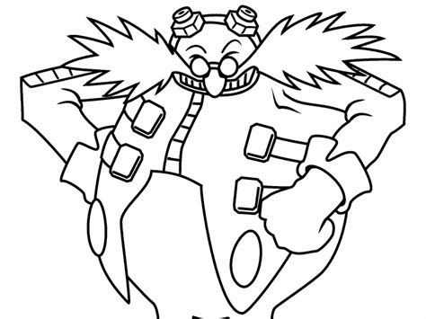 eggman sonic coloring pages