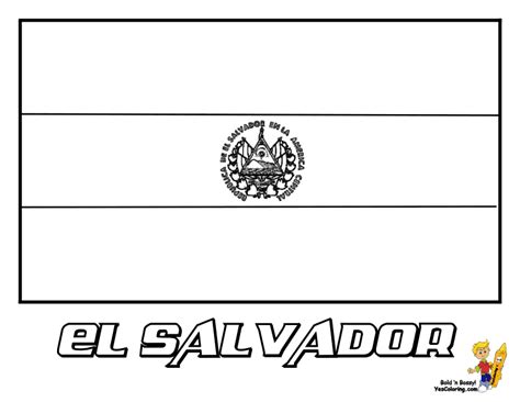 el salvador coloring pages