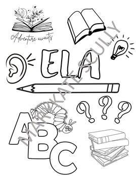 ela coloring pages