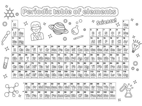 elements coloring pages