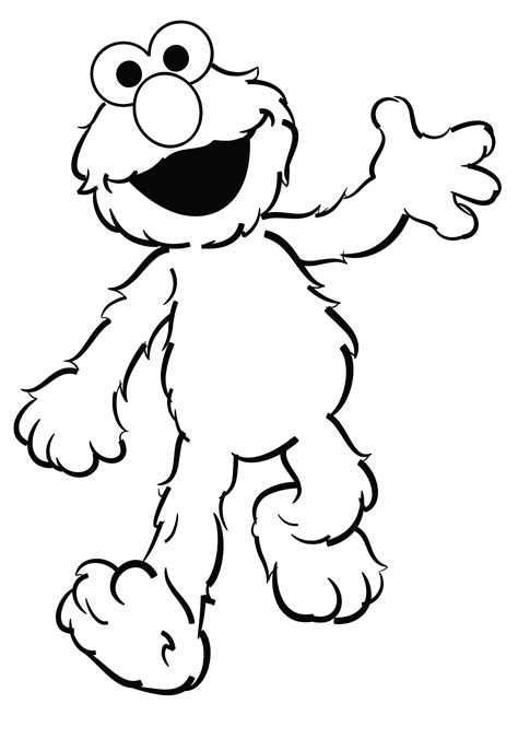 elmo coloring pages