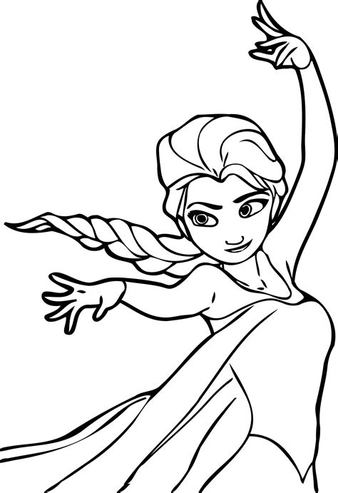 elsa coloring printable