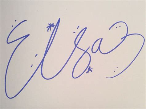 Elsa Signature